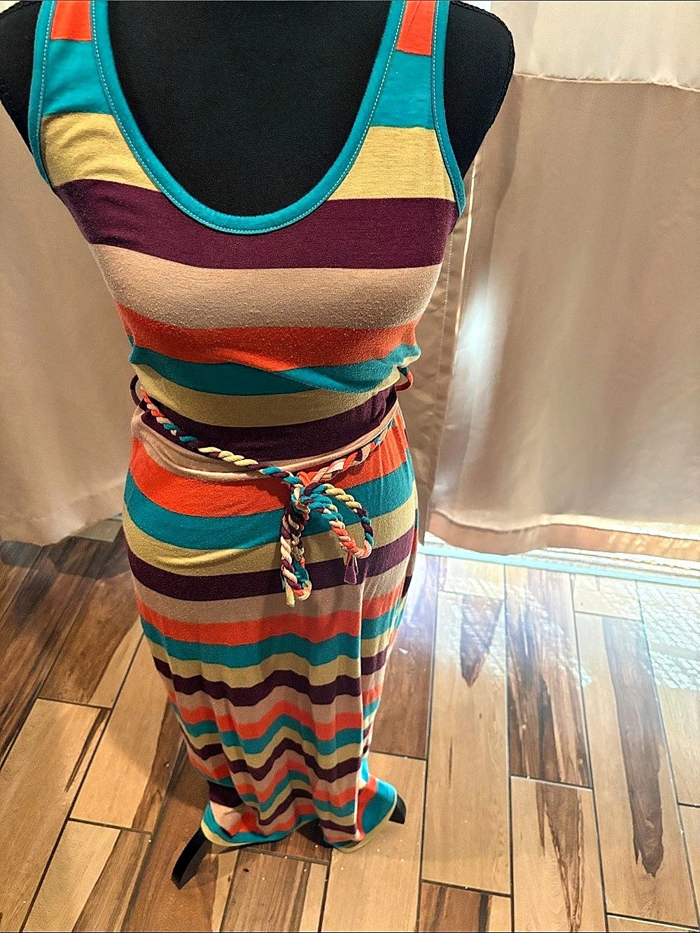 Striped Maxi Dress